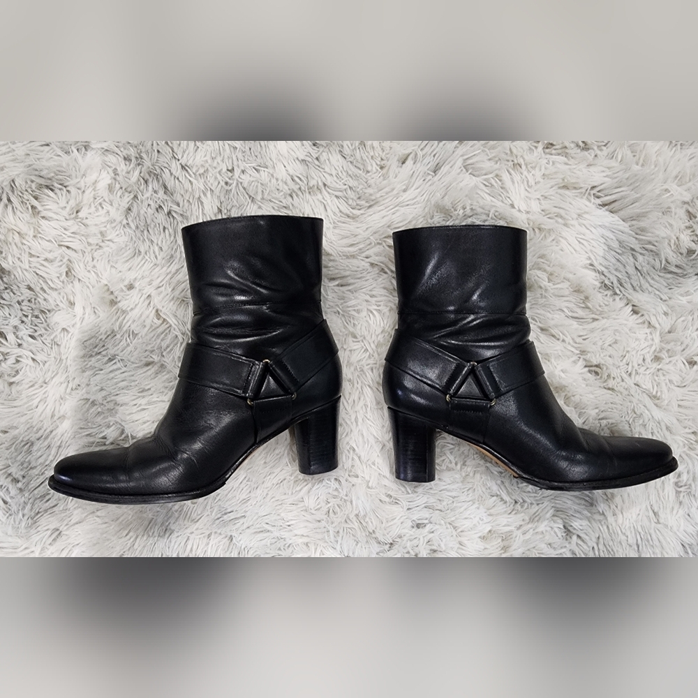 COLE HAAN | Leather Ankle Boots with Nike Air Comfort | Size 6.5 B - Picture 3 of 11